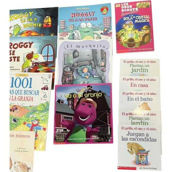 Spanish Kids Books Paperback Fiction Assorted Set of 17. - Picture 3 of 5